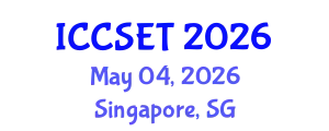 International Conference on Computer Science, Engineering and Technology (ICCSET) May 04, 2026 - Singapore, Singapore
