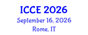 International Conference on Communication Engineering (ICCE) September 16, 2026 - Rome, Italy
