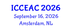 International Conference on Chemical Engineering and Applied Chemistry (ICCEAC) September 16, 2026 - Amsterdam, Netherlands