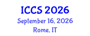 International Conference on Computer Science (ICCS) September 16, 2026 - Rome, Italy