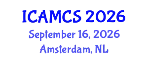 International Conference on Applied Mathematics and Computer Sciences (ICAMCS) September 16, 2026 - Amsterdam, Netherlands