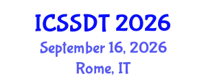 International Conference on Smart Systems, Devices and Technologies (ICSSDT) September 16, 2026 - Rome, Italy