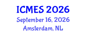 International Conference on Marine and Environmental Systems (ICMES) September 16, 2026 - Amsterdam, Netherlands