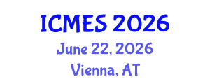 International Conference on Marine and Environmental Systems (ICMES) June 22, 2026 - Vienna, Austria