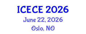 International Conference on Environmental and Chemical Engineering (ICECE) June 22, 2026 - Oslo, Norway