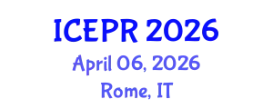 International Conference on Environmental Pollution and Remediation (ICEPR) April 06, 2026 - Rome, Italy