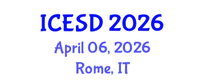 International Conference on Environmental Science and Development (ICESD) April 06, 2026 - Rome, Italy