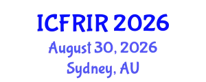 International Conference on Flood Recovery, Innovation and Response (ICFRIR) August 30, 2026 - Sydney, Australia