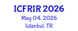 International Conference on Flood Recovery, Innovation and Response (ICFRIR) May 04, 2026 - Istanbul, Turkey