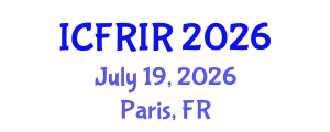 International Conference on Flood Recovery, Innovation and Response (ICFRIR) July 19, 2026 - Paris, France