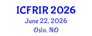 International Conference on Flood Recovery, Innovation and Response (ICFRIR) June 22, 2026 - Oslo, Norway