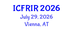 International Conference on Flood Recovery, Innovation and Response (ICFRIR) July 29, 2026 - Vienna, Austria