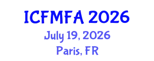 International Conference on Fluid Mechanics and Flow Analysis (ICFMFA) July 19, 2026 - Paris, France