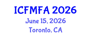 International Conference on Fluid Mechanics and Flow Analysis (ICFMFA) June 15, 2026 - Toronto, Canada