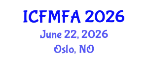 International Conference on Fluid Mechanics and Flow Analysis (ICFMFA) June 22, 2026 - Oslo, Norway