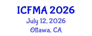 International Conference on Fluid Mechanics and Applications (ICFMA) July 12, 2026 - Ottawa, Canada