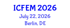 International Conference on Food Engineering and Management (ICFEM) July 22, 2026 - Berlin, Germany