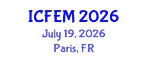 International Conference on Food Engineering and Management (ICFEM) July 19, 2026 - Paris, France