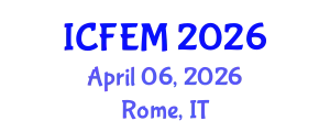 International Conference on Food Engineering and Management (ICFEM) April 06, 2026 - Rome, Italy