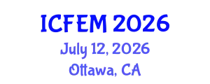 International Conference on Food Engineering and Management (ICFEM) July 12, 2026 - Ottawa, Canada