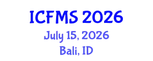 International Conference on Food Manufacturing and Safety (ICFMS) July 15, 2026 - Bali, Indonesia