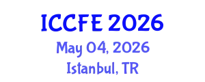 International Conference on Chemical and Food Engineering (ICCFE) May 04, 2026 - Istanbul, Turkey