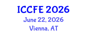International Conference on Chemical and Food Engineering (ICCFE) June 22, 2026 - Vienna, Austria