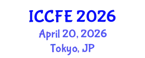 International Conference on Chemical and Food Engineering (ICCFE) April 20, 2026 - Tokyo, Japan