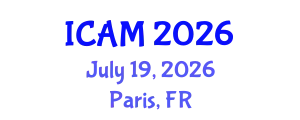 International Conference on Applied Mathematics (ICAM) July 19, 2026 - Paris, France