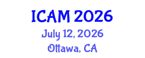 International Conference on Applied Mathematics (ICAM) July 12, 2026 - Ottawa, Canada