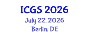International Conference on Geological Sciences (ICGS) July 22, 2026 - Berlin, Germany
