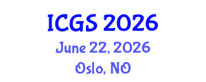 International Conference on Geological Sciences (ICGS) June 22, 2026 - Oslo, Norway