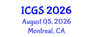 International Conference on Geological Sciences (ICGS) August 05, 2026 - Montreal, Canada