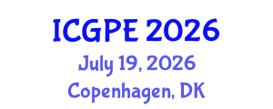 International Conference on Geosciences and Petroleum Engineering (ICGPE) July 19, 2026 - Copenhagen, Denmark