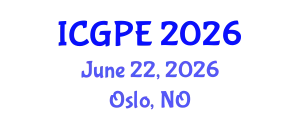 International Conference on Geosciences and Petroleum Engineering (ICGPE) June 22, 2026 - Oslo, Norway