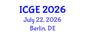 International Conference on Geological Engineering (ICGE) July 22, 2026 - Berlin, Germany