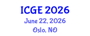 International Conference on Geological Engineering (ICGE) June 22, 2026 - Oslo, Norway