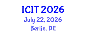 International Conference on Industrial Technology (ICIT) July 22, 2026 - Berlin, Germany