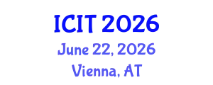 International Conference on Industrial Technology (ICIT) June 22, 2026 - Vienna, Austria