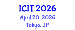 International Conference on Industrial Technology (ICIT) April 20, 2026 - Tokyo, Japan
