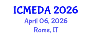 International Conference on Mechanical Engineering Design and Analysis (ICMEDA) April 06, 2026 - Rome, Italy