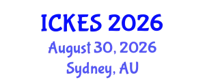 International Conference on Kinesiology and Exercise Sciences (ICKES) August 30, 2026 - Sydney, Australia