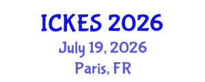 International Conference on Kinesiology and Exercise Sciences (ICKES) July 19, 2026 - Paris, France