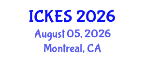 International Conference on Kinesiology and Exercise Sciences (ICKES) August 05, 2026 - Montreal, Canada