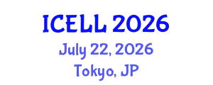 International Conference on English Language and Linguistics (ICELL) July 22, 2026 - Tokyo, Japan