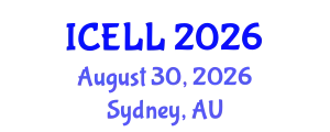 International Conference on English Language and Linguistics (ICELL) August 30, 2026 - Sydney, Australia