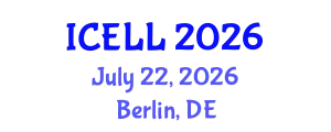 International Conference on English Language and Linguistics (ICELL) July 22, 2026 - Berlin, Germany