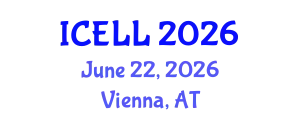 International Conference on English Language and Linguistics (ICELL) June 22, 2026 - Vienna, Austria
