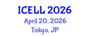 International Conference on English Language and Linguistics (ICELL) April 20, 2026 - Tokyo, Japan