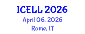 International Conference on English Language and Linguistics (ICELL) April 06, 2026 - Rome, Italy